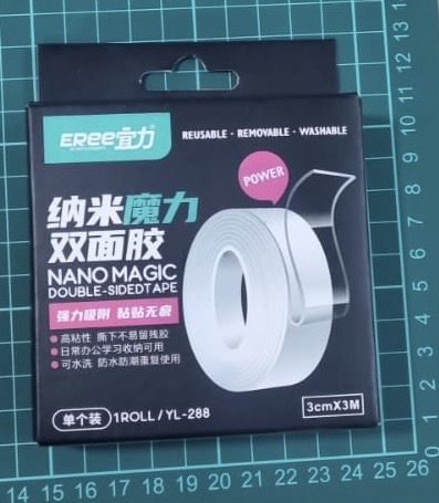Nano Magic Clear Double Sided Tape 3cm